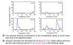 Spectral analysis of phonon transport across an SiC–SiC nanogap